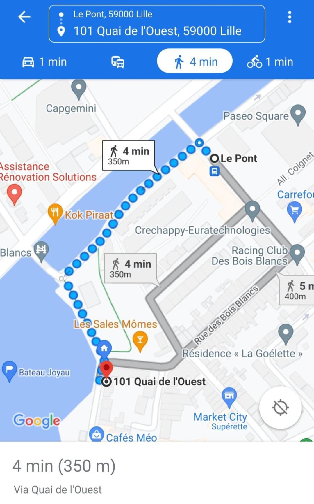 Apartament Bateau Peniche Lille - Euratechnologie Zewnętrze zdjęcie